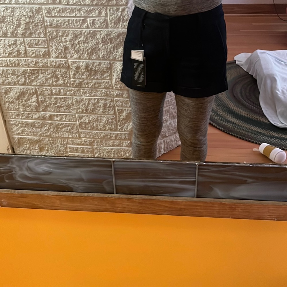 Dear John 4” inseam dark blue shorts with 4 pockets